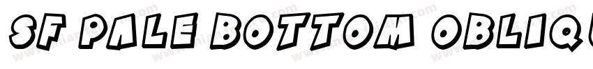 SF Pale Bottom Oblique字体转换